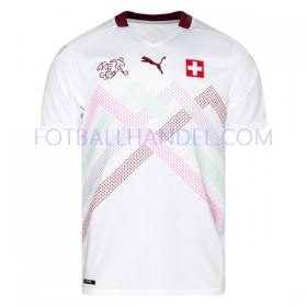 Herre Fotballdrakter Sveits Borte Euro 2020 Kortermet